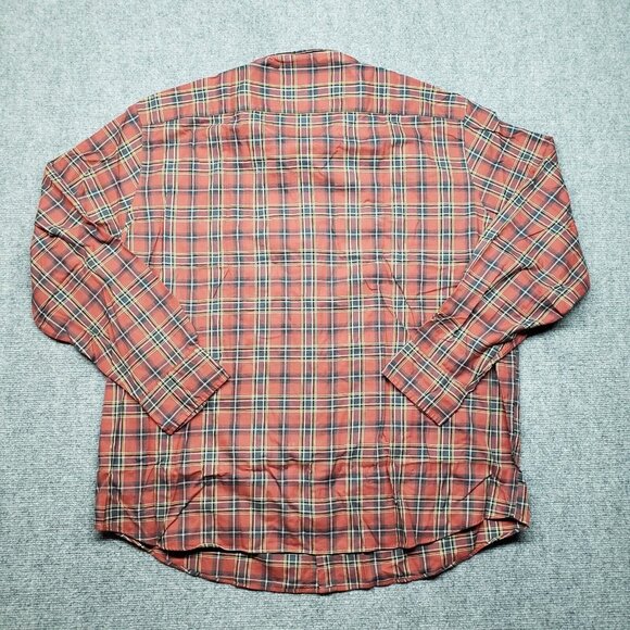 UNTUCKit Catarratto Shirt Mens 3XL Red Plaid Long Sleeve Flannel Button Up New - Picture 9 of 10